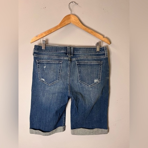 Ana Distressed Denim Bermuda Shorts Women’s Size 30 - Picture 5 of 6